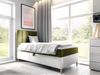 Boxspringbett Chapeni 'Junior 1' grün 90x200 cm Links Bild 2