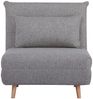 Schlafsofa Nilla / Marlow, Polyester, Grau, 82 x 82 x 193 cm Bild 2