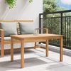 vidaXL Couchtisch Braun 90 x 50 x 45,5 cm Massivholz Teak 42002303 Bild 4