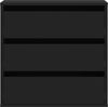 vidaXL Kommode Schwarz 60x41x58 cm Holzwerkstoff 852844 Bild 4