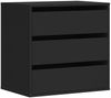 vidaXL Kommode Schwarz 60x41x58 cm Holzwerkstoff 852844 Bild 2