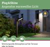 Paulmann 94547 Plug&Shine LED Pollerleuchte Ito vertikal IP65 3000K Anthrazit Bild 3
