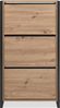 Schuhkipper >Denver< 3 Klappen, Dekor Artisan Eiche Dekor / anthrazit - 70x125x25cm (BxHxT) Bild 4