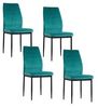 HTI-Living Esszimmerstuhl Stuhl Madison Velvet 4er-Set (Set, 4 St), Esszimmerstuhl Samt Bild 4