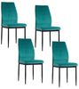 HTI-Living Esszimmerstuhl Stuhl Madison Velvet 4er-Set (Set, 4 St), Esszimmerstuhl Samt Bild 2