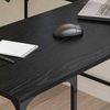 vidaXL Schreibtisch Schwarz Eichen-Optik 139 x 139 x 75 cm 882867 Bild 4