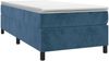 vidaXL Boxspringbett mit Matratze Dunkelblau 90x200 cm Samt 3144661 Bild 3