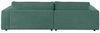 KAWOLA Sofa MADELINE Ecksofa Cord smaragd Longchair links 85 x 190 x 270 cm Bild 4