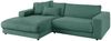 KAWOLA Sofa MADELINE Ecksofa Cord smaragd Longchair links 85 x 190 x 270 cm Bild 5