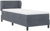 vidaXL Boxspringbett mit Kopfteil Dunkelgrau 80 x 200 cm Samt 3340413 Bild 5
