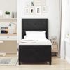 vidaXL Boxspringbett mit Kopfteil Schwarz 90 x 200 cm Samt 3341992 Bild 1