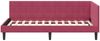 vidaXL Eckbettgestell mit Kopfteil Weinrot 90 cm x 190 cm Samt 42016422 Bild 5