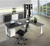 Kerkmann Schreibtisch Artline Holzdekor / Anbau C-Fuß 200x200x68-82cm Bild 2