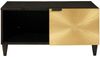 vidaXL Couchtisch Schwarz und Gold 80 x 50 x 40 cm Holzwerkstoff 4017832 Bild 3