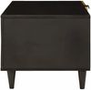 vidaXL Couchtisch Schwarz und Gold 80 x 50 x 40 cm Holzwerkstoff 4017832 Bild 4