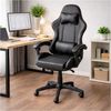 HTI-Living Schreibtischstuhl Schreibtischstuhl für Homeoffice Kunstleder Schwarz (1 Stück, 1 St) Bild 2