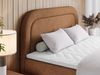 Boxspringbett, Schlafzimmerbett, Bettkasten - EIRA -140 x 200 cm - Orange Stoff - H3 Bild 3