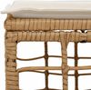 vidaXL Garten-Fußhocker Natur Poly-Rattan 42026738 Bild 5