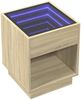 vidaXL Couchtisch mit Infinity-LED Sonoma-Eiche 40x40x50 cm 847646 Bild 3