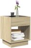 vidaXL Couchtisch mit Infinity-LED Sonoma-Eiche 40x40x50 cm 847646 Bild 5