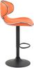 CLP 2er Set Barhocker Las Vegas V2 Kunstleder mit Fußstütze,orange schwarz Bild 5