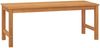 vidaXL Gartenbank 114 cm Massivholz Teak 316626 Bild 2
