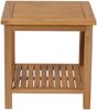 Gartentisch ISABEL - Akazie, Braun, 45x45x45cm | Garten Beistelltisch Wetterfest Outdoor Tisch Bild 3
