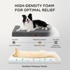 Orthopädisches Hundebett Grosse Hunde 112x81x7.6cm Hundekissen waschbar Grau Bild 2