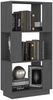 vidaXL Bücherregal/Raumteiler Grau 51x25x101 cm Massivholz Kiefer 814036 Bild 4