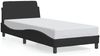 vidaXL Bettgestell mit Kopfteil "Dover" Schwarz 80x200 cm Samt 373074 Bild 2
