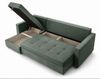 AX LIVING Ecksofa ELIF Grün mit Schlaffunktion L-Form, Sofa mit Bettkasten - Moderne Ecksofa, Wohnzimmer Ecksofa - Eckcouch Grün - Links Bild 3