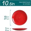 vancasso BONITA 6 Personen Ø 27 cm Speiseteller Set Steingut Warme Farbe Bild 2
