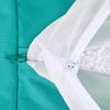 Green Bean® Sitzsack-Hocker 40x40x40cm mit EPS-Perlen Füllung - Sitz-Pouf für Sitzsäcke - Sitzhocker für Kinder und Erwachsene - Aquamarin Bild 5