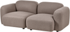 Sofa 3-Sitzer AFOSS, Stoff Taupe, 71 x 195 x 94 cm Bild 4