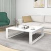 vidaXL Couchtisch Weiß 100x100x35 cm Holzwerkstoff 808630 Bild 3