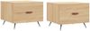 vidaXL Couchtische 2 Stk. Sonoma-Eiche 50x50x40 cm Holzwerkstoff 829339 Bild 2