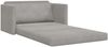 vidaXL Schlafsofa Hellgrau 124 x 71 x 78 cm Samt 4106702 Bild 4