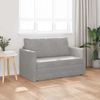 vidaXL Schlafsofa Hellgrau 124 x 71 x 78 cm Samt 4106702 Bild 3