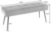 riess-ambiente Sitzbank BOUTIQUE 100cm braun / schwarz (Einzelartikel, 1-St), Wohnzimmer · Microfaser · Metall · Esszimmer· Flur · Schlafzimmer Bild 4