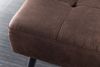 riess-ambiente Sitzbank BOUTIQUE 100cm braun / schwarz (Einzelartikel, 1-St), Wohnzimmer · Microfaser · Metall · Esszimmer· Flur · Schlafzimmer Bild 3