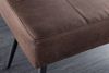 riess-ambiente Sitzbank BOUTIQUE 100cm braun / schwarz (Einzelartikel, 1-St), Wohnzimmer · Microfaser · Metall · Esszimmer· Flur · Schlafzimmer Bild 2
