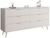 Lookway Kommode SCARLETT 6S mit Schubladen und Metallgriffe, Breite: 163 cm Bild 2