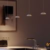 s.luce Santa Air LED-Hängeleuchte Ø 11cm Dimmbar Schwarz Bild 5