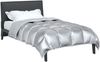 vidaXL Winterbettdecke Silber 135 x 220 cm Satin und Mikrofaser 42025865 Bild 3