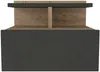 Vente-unique - AZELNO Bedside table Holz, Platte GrauBeige - B 35 cm x H 32 cm x L 39,4 cm Bild 4