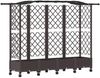 vidaXL Hochbeet mit Rankgitter und Dach Braun 203,5 x 40 x 129 cm PP 3423152 Bild 2