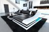 Sofa Dreams Ecksofa Ledercouch Sofa Leder Turino L Form Ledersofa, Couch, mit LED, wahlweise mit Bettfunktion als Schlafsofa, Designersofa Bild 1