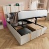 Polsterbett 90x200 cm mit LED, USB- und Typ-C-Ladefunktion, Stauraum, ohne Matratze Bild 3