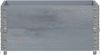 vidaXL Paletten-Aufsatzrahmen 2 Stk. Grau 80x60 cm Massivholz Kiefer 4010270 Bild 3
