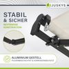 Juskys Markise 400 x 300 cm - Beschattung Terrasse & Balkon - Gelenkarmmarkise mit Kurbel & Halterung - Sonnenschutz Balkonmarkise Gelenkmarkise Beige Bild 5